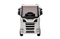 Camion Elettrico per Bambini 126x68x102 cm 24V Scania Bianco