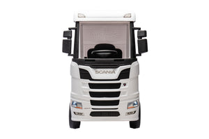 Camion Elettrico per Bambini 126x68x102 cm 24V Scania Bianco