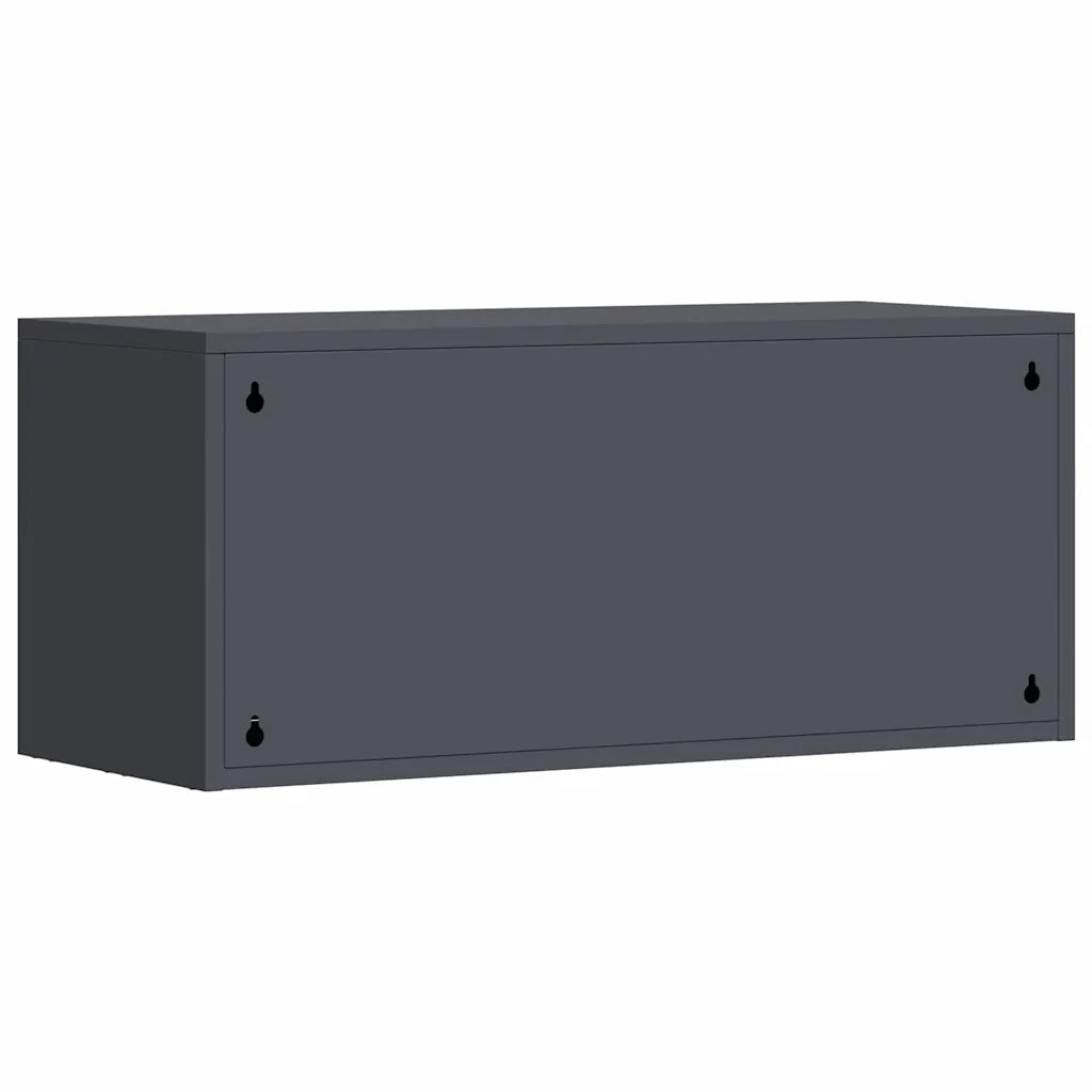 Armadio a muro per garage Antracite 80 x 33 x 35 cm 883278