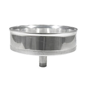 TAPPO CHIUSURA ACCIAIO 316L CON SPURGO- Diam. 200- DK- pezzi 1