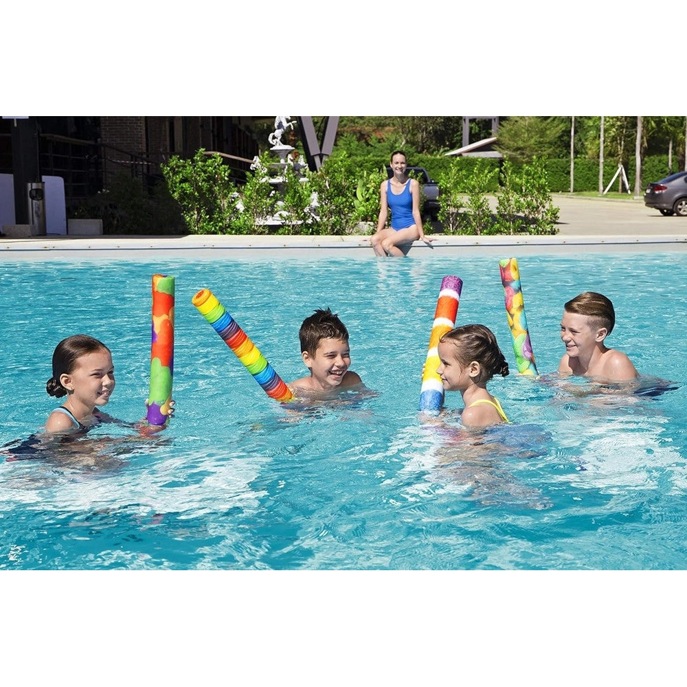 Trade Shop - Tubo Galleggiante In Schiuma Aqua Bones Per Piscina 6,4x122cm Fantasie Assortite 32217 -