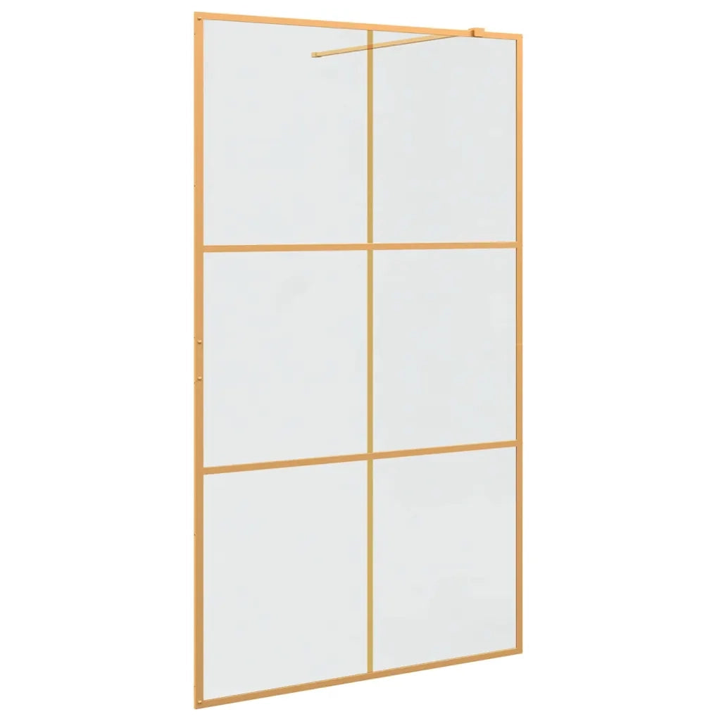 Parete Doccia Walk-in Oro 115 x 195 cm vetro temperato