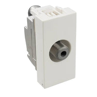 Connettore coassiale tv bticino jw4202f 75 ohm bianco