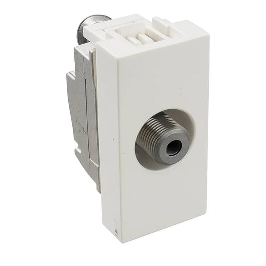 Connettore coassiale tv bticino jw4202f 75 ohm bianco