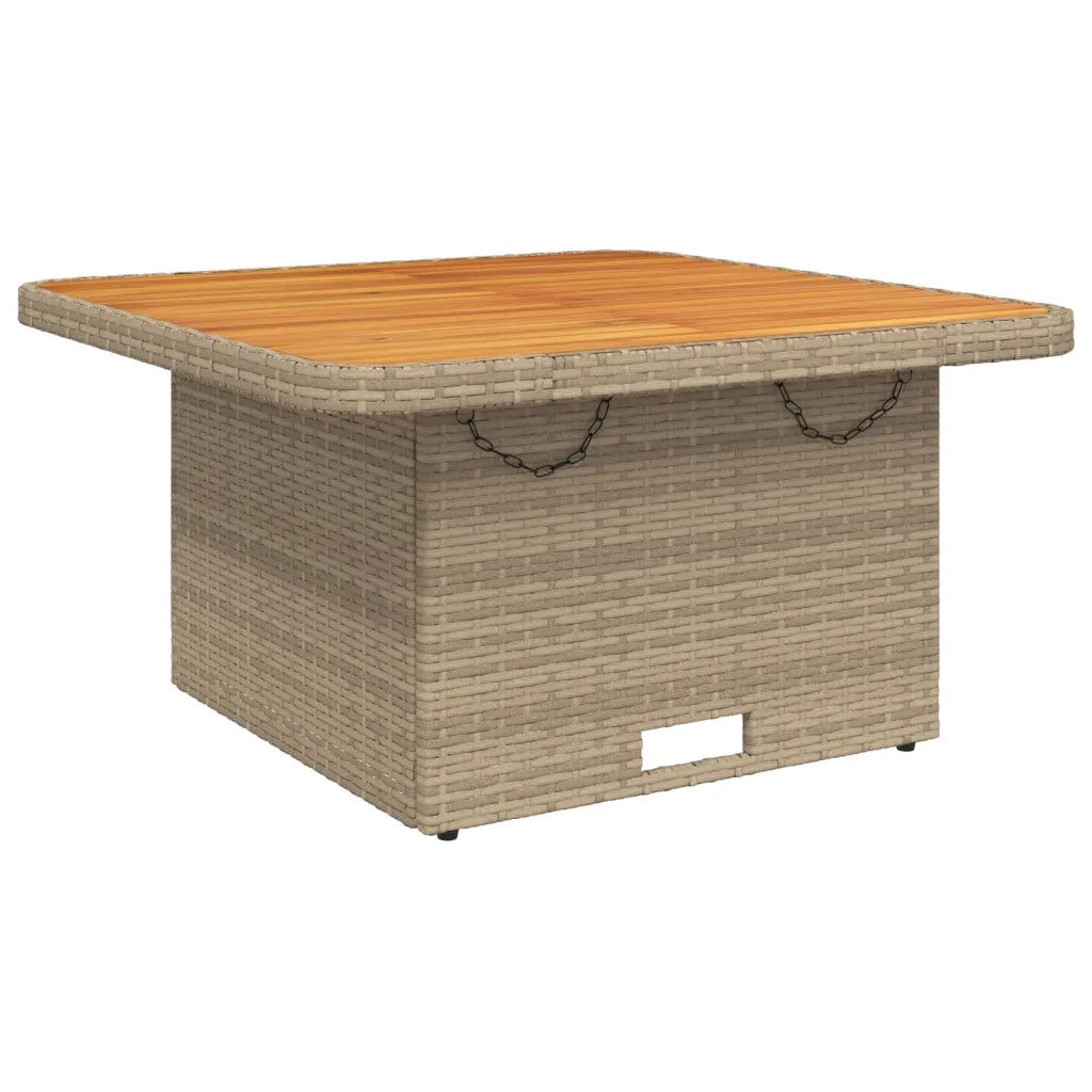 Set Divani da Giardino 4 pz con Cuscini in Polyrattan Beige 3262147