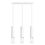 Lampada a sospensione LAMI 3L bianco