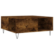 Tavolino da salotto | Tavolino da caff¨¨ | Tavolino da Soggiorno Rovere Fumo 80x80x36,5 cm Legno Multistrato
