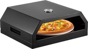 Fornello per Pizza Professionale - Fornello per Pizza Outdoor - Fornello per Pizza da Esterno - Fornello per Pizza da Cucina all'Aperto - Nero