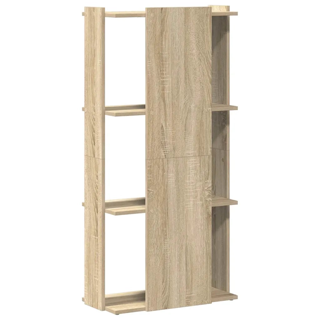 Libreria 3 Ripiani Rovere Sonoma 60x30x120 cm Legno Multistrato 860267