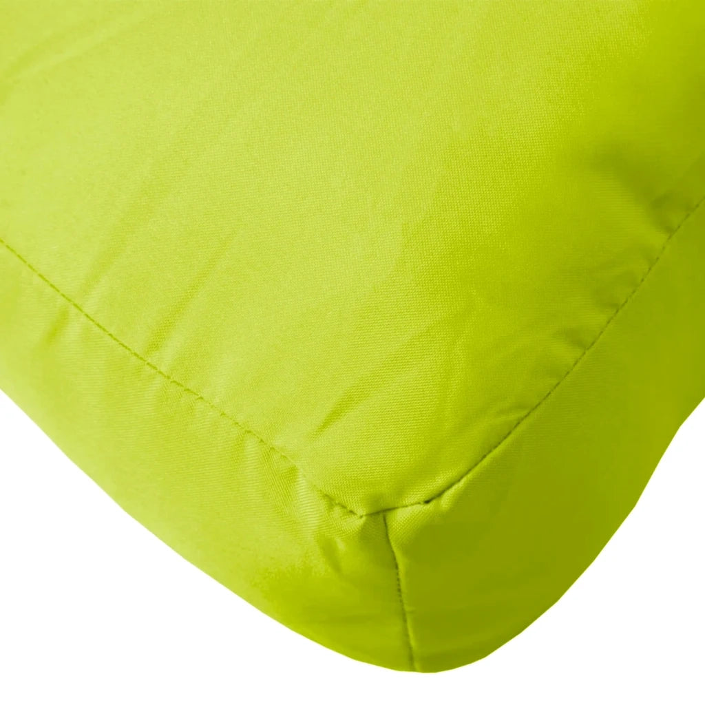Cuscini per Divani in Pallet 2 pz | Cuscini per sedie Verde Intenso in Tessuto