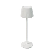 Lampada da tavolo led ricaricabile IP54 colore bianco mod. Emmamini