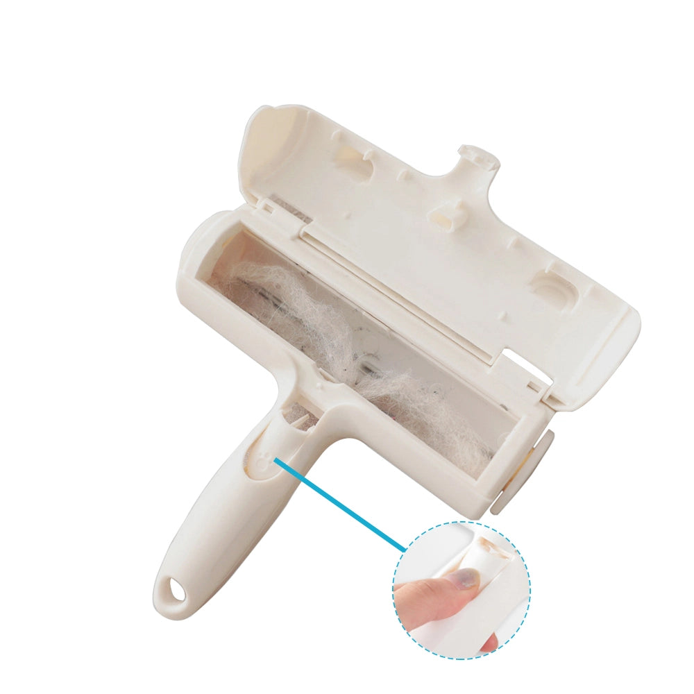 Rullo Raccogli Peli per Animali Domestici – Nylon e Gomma | 19,5x6,5 cm, Manico 11,5 cm
