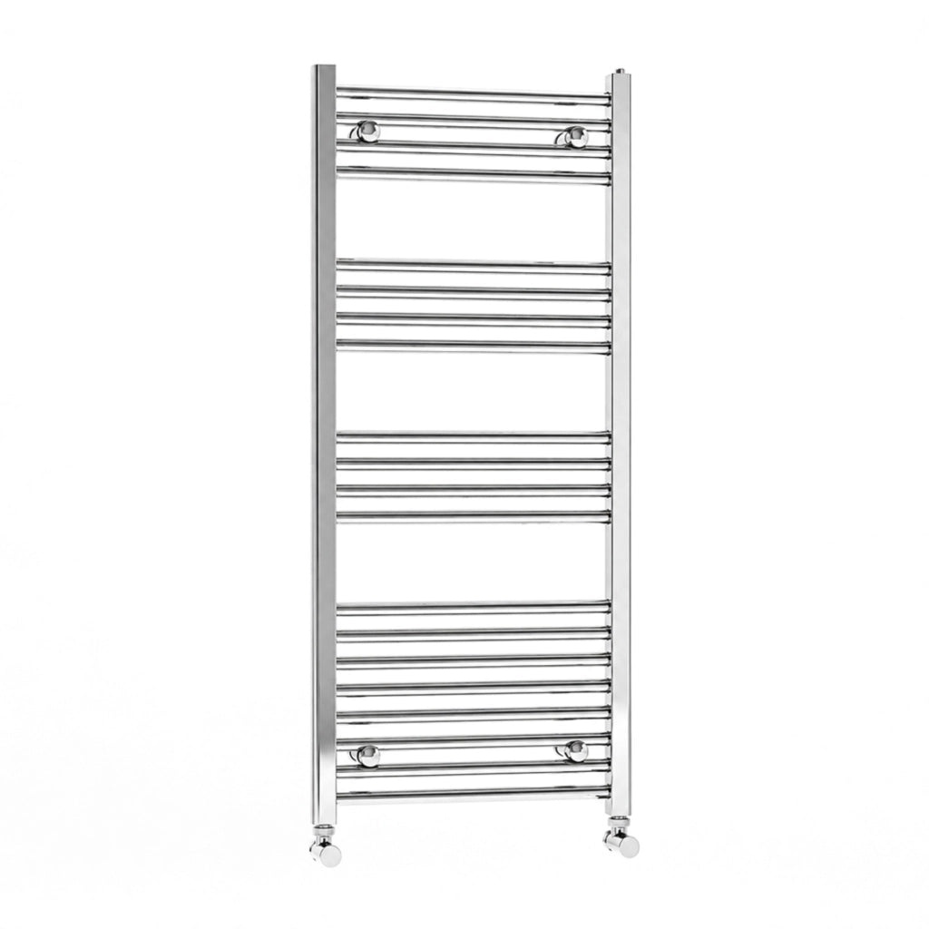 Termoarredo bagno H 112 x L 45 cm in acciaio cromo