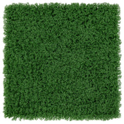 Set di 12 pannelli da parete in erba sintetica 50,5 x 50,5 cm design naturale per la decorazione di esterni PE verde scuro 20_0021017