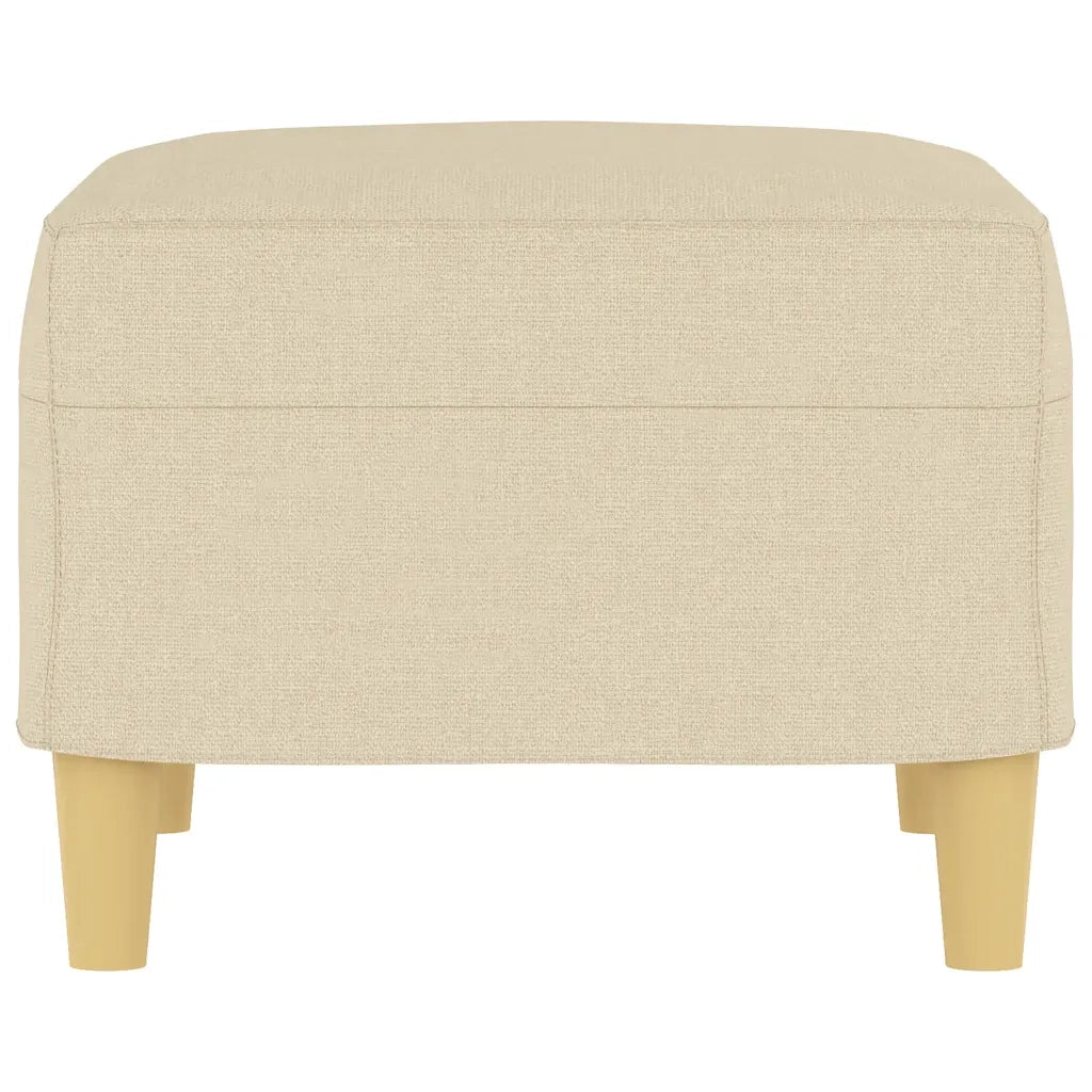 Poggiapiedi Crema 60x50x41 cm in Tessuto cod mxl 75943