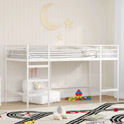 Struttura del letto loft per bambini Bianco 100 x 200 cm