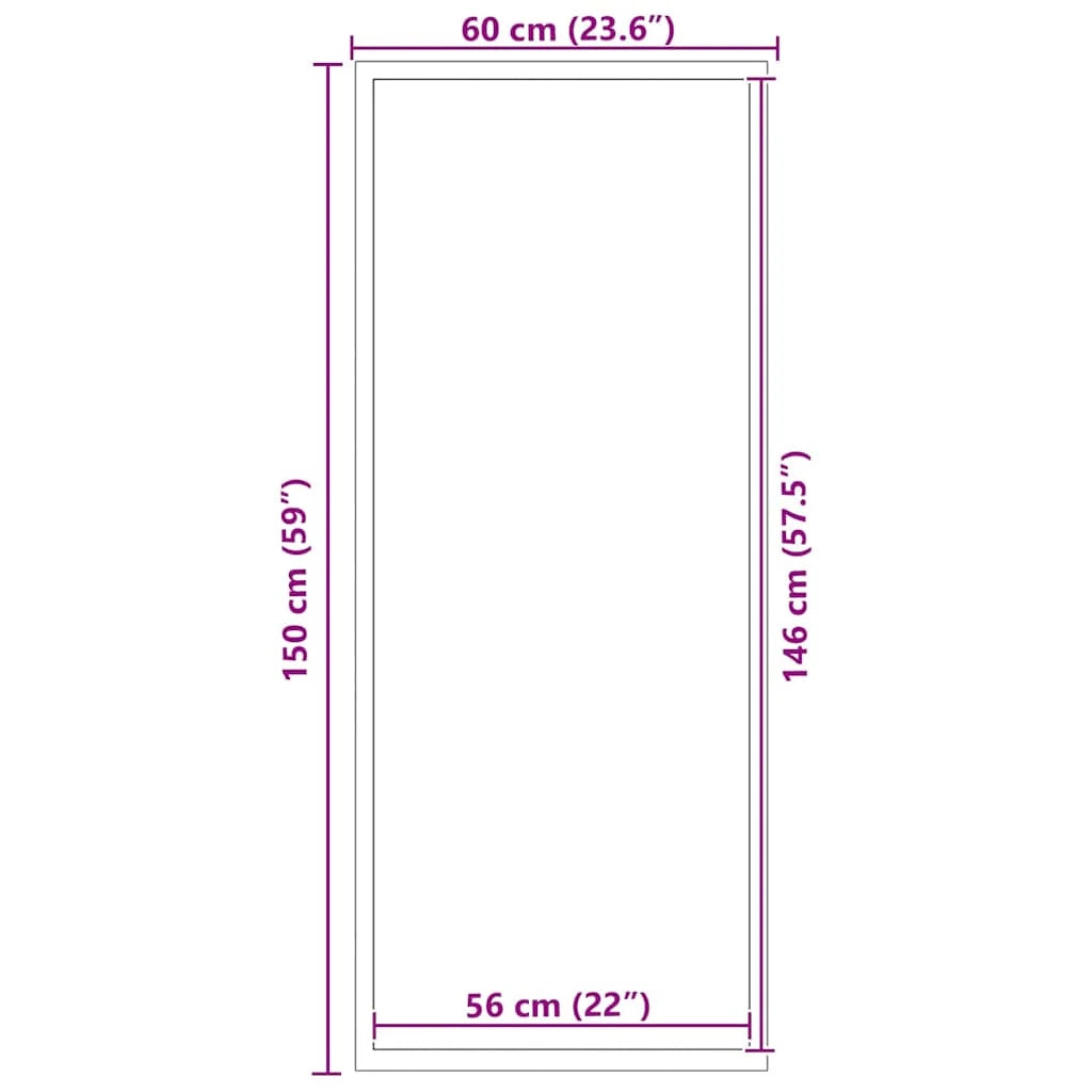 Zerbino flessibile e antiscivolo per interni/esterni 60 x 150 cm in polipropilene grigio 02_0058182