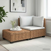 2 pz Set Lounge in Rattan con Cuscini GENDT Rattan naturale 42034403