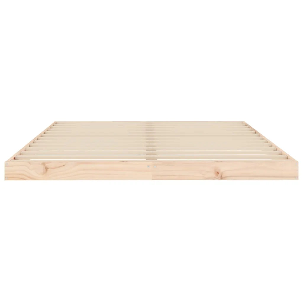 Letto matrimoniale | Letto per adulti | Letto senza Materasso 140x190 cm in Legno Massello di Pino