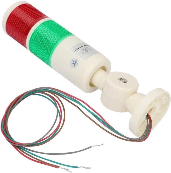 Industriale torre di segnalazione con LED indicatore per macchina CNC 24V. Segnalazione di allarme con luce costante - lampada torre di segnalazione a colonne.
