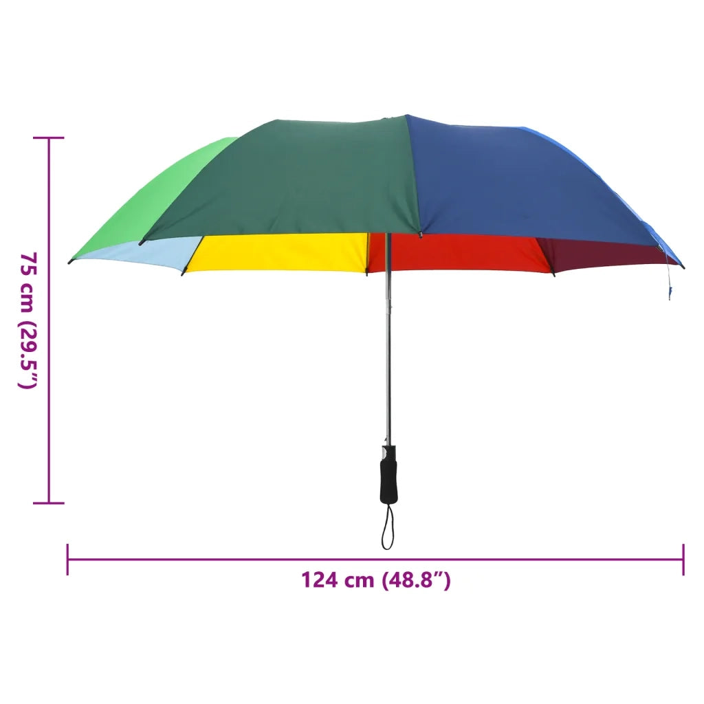 Ombrello Pieghevole Automatico Multicolore 124 cm CFW4101240
