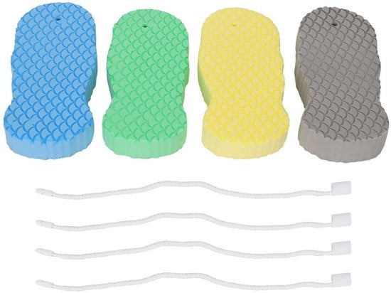 Spongia Exfoliante per Bagno - 4 pezzi - Spongia Scrub Risciacquabile - Rimuove la Pelle Morta - Spongia Exfoliante per il Corpo - Adatta per Adulti e Bambini - Spongia per il Bagno 

Modello: Douche Spons 4 Stuks