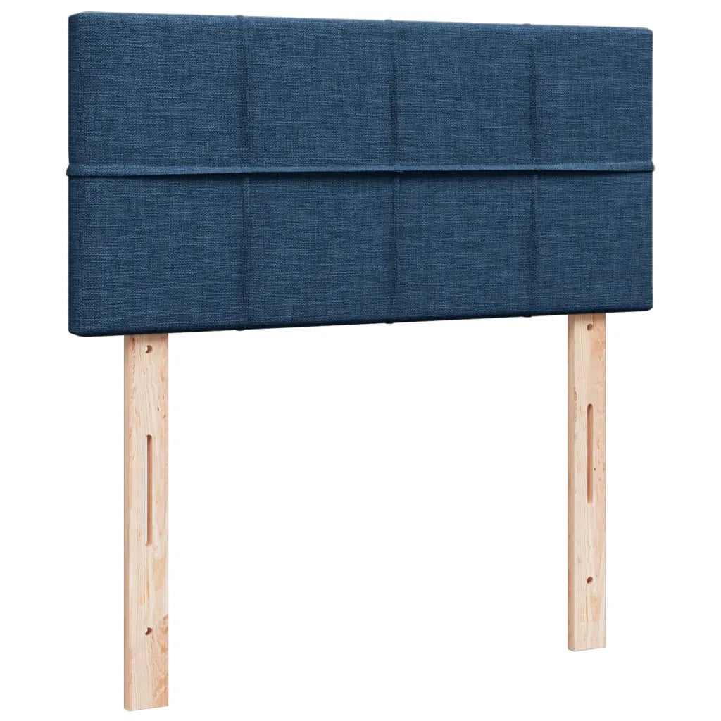 Giroletto a Molle con Materasso Blu 80x200 cm inTessuto