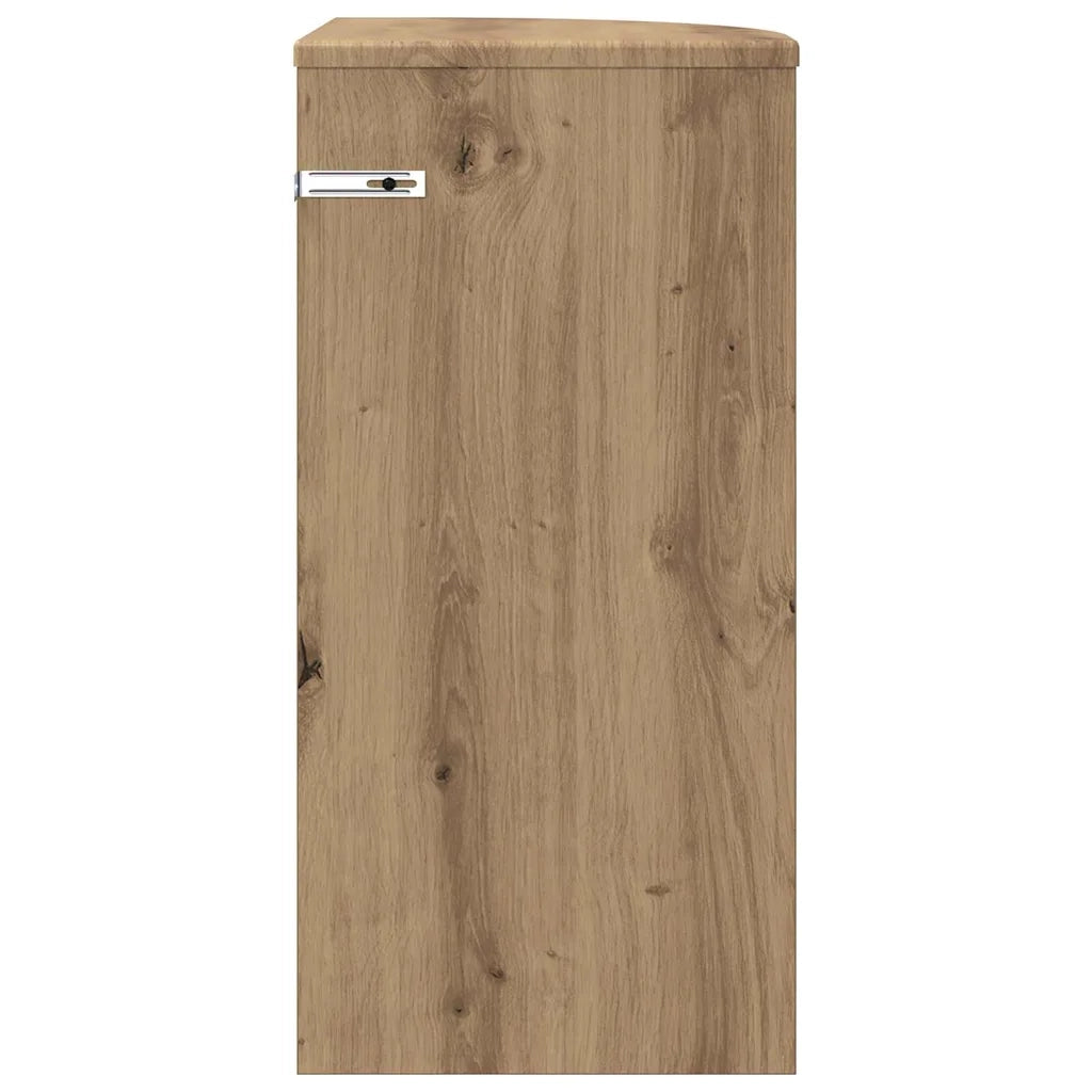 Tavolino Rovere artigianale 29,6 x 29,6 x 60 cm