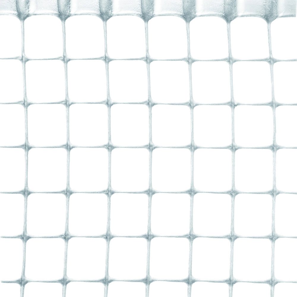 RETE IN PLASTICA QUADRANET X BALCONI maglia  mm.10x10 rotolo mt.50 H. cm. 100 - Bianco