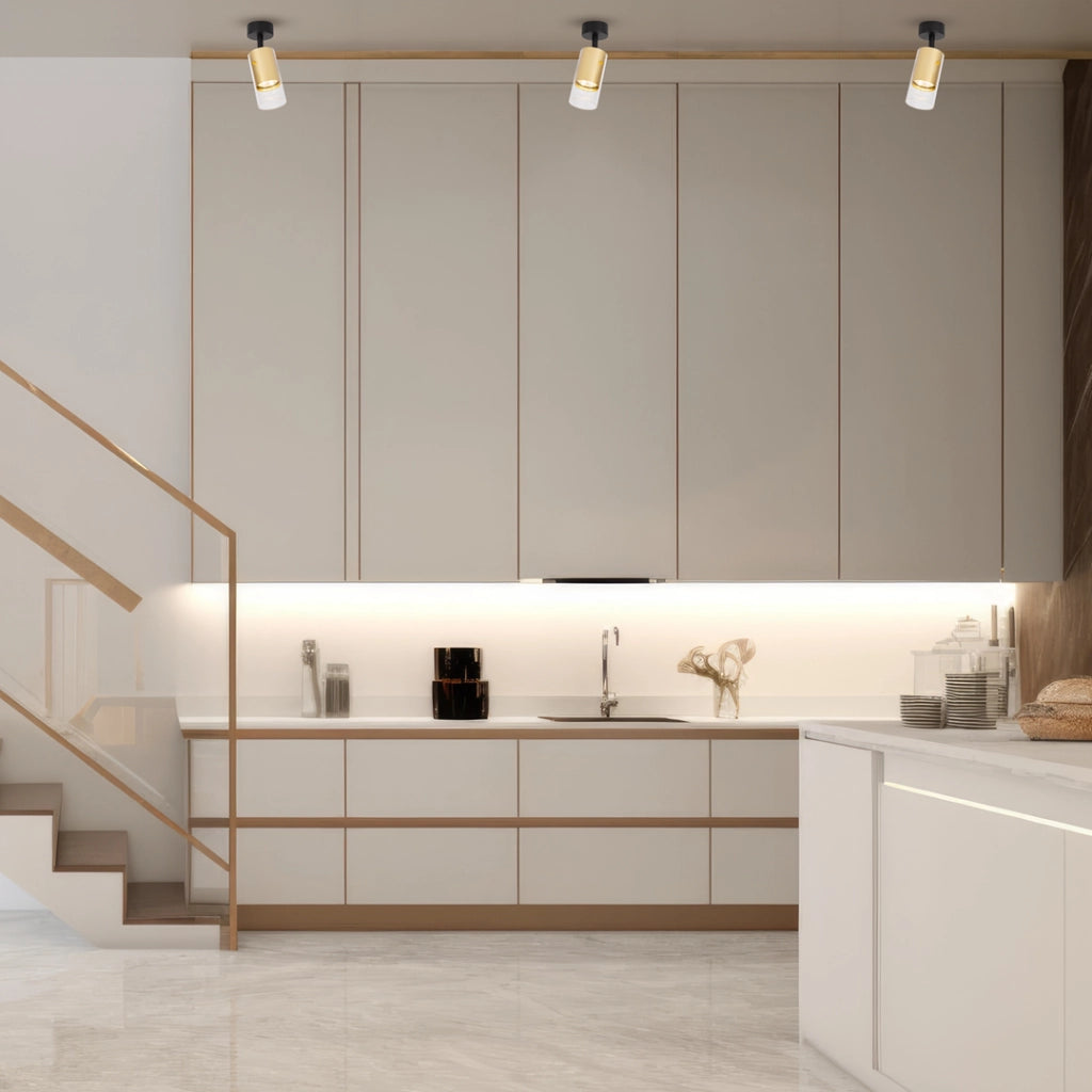 Faretto da soffitto oro/nero Ricky 1xGU10 10W Milagro