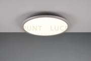 YUMA PLAFONIERA LED  20W-3W 250lm, 3000 - 6500K BORDO ALLUMINIO RETRO ILLUMINATA RGB CON ACCENSIONE SEPARATA CON TELECOMANDO MULTIFUNZIONE D. 40CM DIMMERABILE
