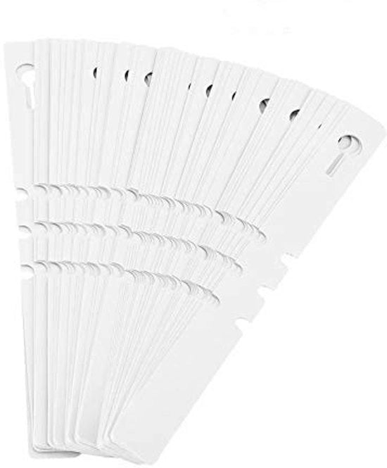 Etichette per piante in PVC - 100 pezzi - Identificazione - Etichette adesive - Facili da segnare - Etichette per piante