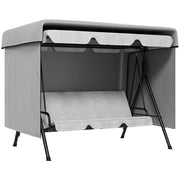 Copertura per Mobili da Giardino ¨C zephmum ¨C Grigio 215x155x150 cm