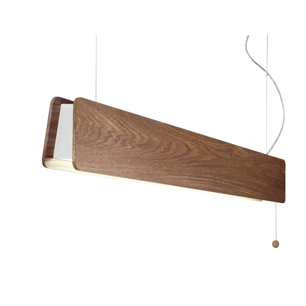 Lampada a sospensione Nowodvorski Oslo 7522 rovere/bianco