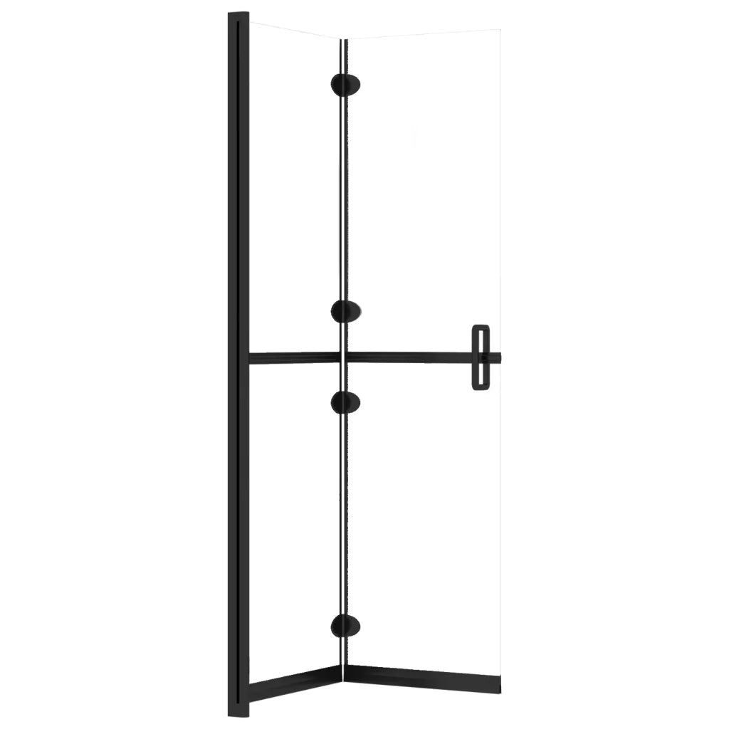 Parete per Doccia Walk-in Pieghevole in Vetro ESG 70x190 cm CFW8927076