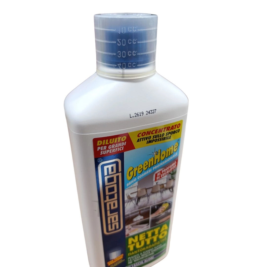 NETTATUTTO SARATOGA DETERGENTE CONCENTRATO CERAMICA MOQETTES TAPPEZZERIE LT 1