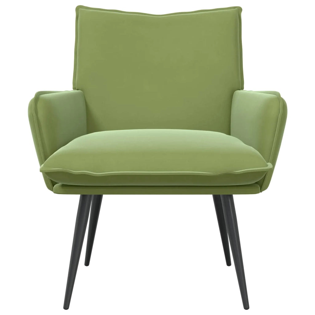 Poltrona Verde chiaro Velluto 42047726