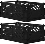 Box a doppio scomparto pieghevole 25 x 165 x 10 cm - nero