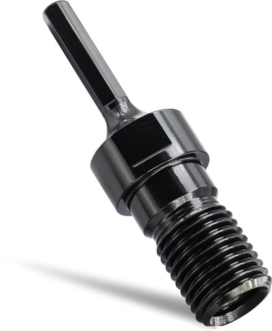Adattatore per trapano da 1-1/4"-7 filettatura esterna a 1/2" testa a 6 facce, convertitore di alta qualità e pratico per il trapano in calcestruzzo.