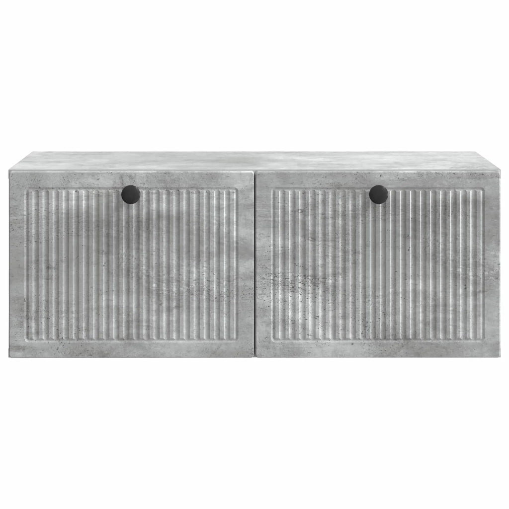Mobile Porta TV da Muro Grigio Cemento 78,5 x 41 x 30 cm