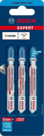2608900562 - Set 3 lame per seghetto alternativo T 188 EHM for stainless steel