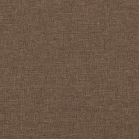 Poggiapiedi Marrone 70x55x41 cm in Tessuto 349306