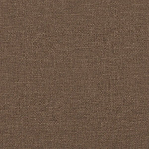 Poggiapiedi Marrone 70x55x41 cm in Tessuto 349306