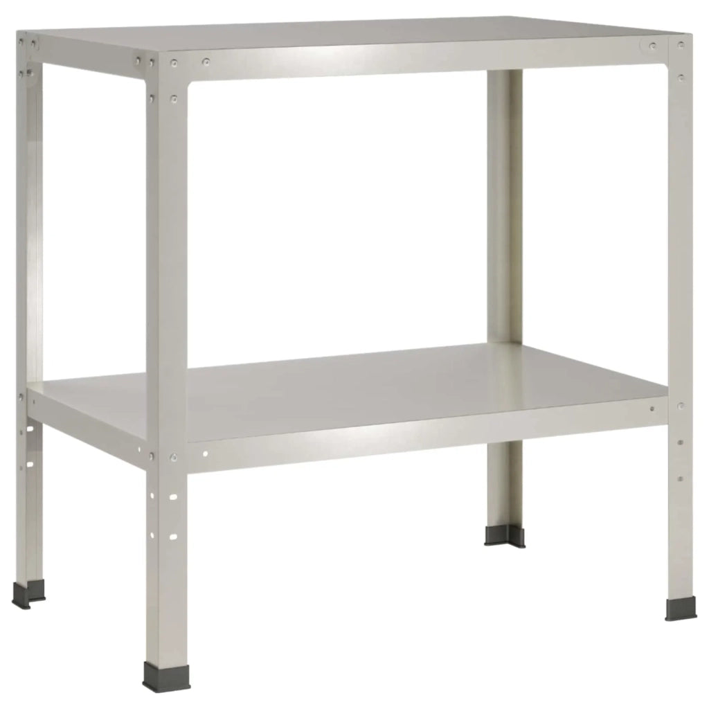 Tavolo da rinvaso 60 x 50 x 80 cm Acciaio Inox Argento 8014894