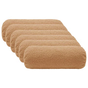 Federa 6 pcs HEERLEN Beige Ø 15 x 40 cm Bouclé 923276