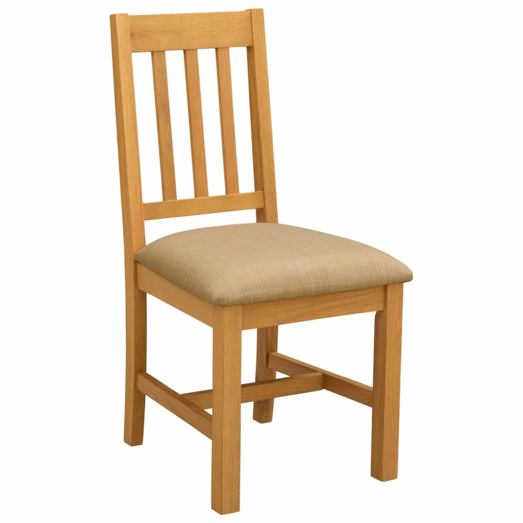 Set da pranzo 7 pz Beige Legno di Quercia Massello 3430366