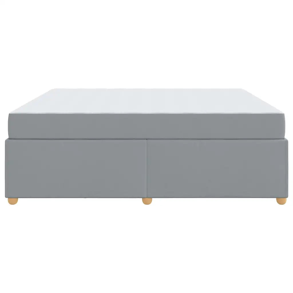 Struttura del letto Grigio chiaro 180 x 200 cm Tessuto