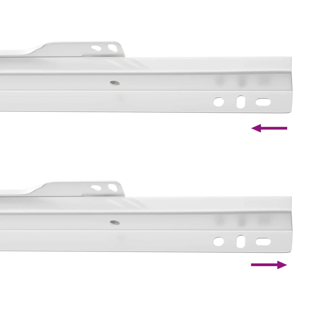 Scorrevole per cassetti 63 pz Bianco Acciaio CFW9724358