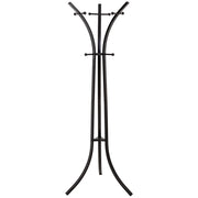 Perchero de metal negro y 6 ganchos 177x63x51h cm