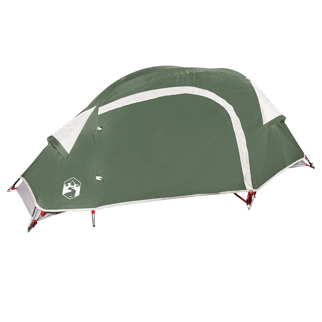 Tenda da Campeggio a Cupola per 1 Persona Verde Impermeabile 94559